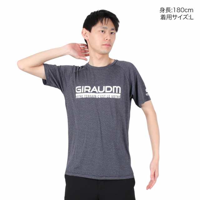 ジローム(GIRAUDM)半袖Tシャツ メンズ ドライ 吸汗速乾 接触冷感 UV