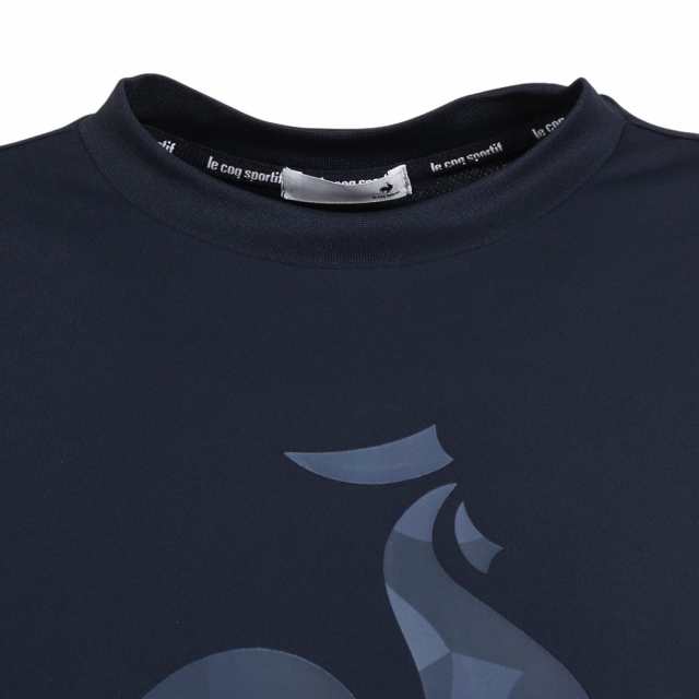 Le coq sportif ルコック ビッグロゴプリント Tシャツ 黒 - Tシャツ