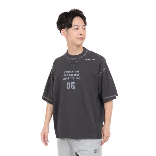 ニューバランス(new balance)半袖Tシャツ メンズ 1000 オーバーサイズフィット AMT35007PHM(Men…