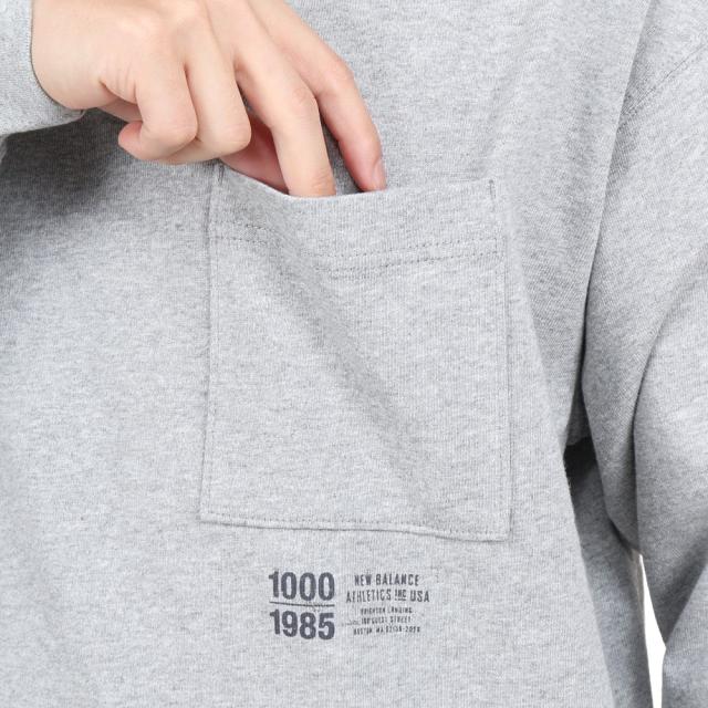 ニューバランス(new balance)長袖Tシャツ メンズ 1000 オーバーサイズフィット AMT25024HGR(Men…_8