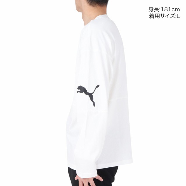 プーマ(PUMA)Tシャツ 長袖 メンズ POWER 674925 02 WHT ロンT(Men’s)｜au PAY マーケット