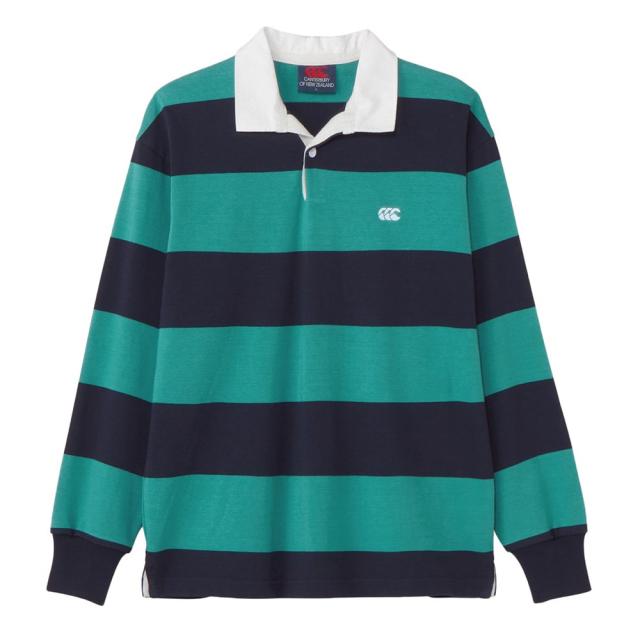 【美品】CANTERBURY／カンタベリー／4インチストライプラグビージャージ カンタベリー CANTERBURY 4インチ ストライプ ラグビー ジャージ