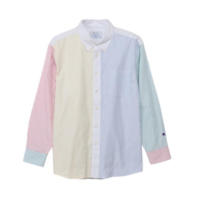 【ポイント5％！4/23 21:00〜22:59限定】チャンピオン-ヘリテイジ(CHAMPION-HERITAGE)ロングスリーブシャツ C3-D402 999(Men’s)