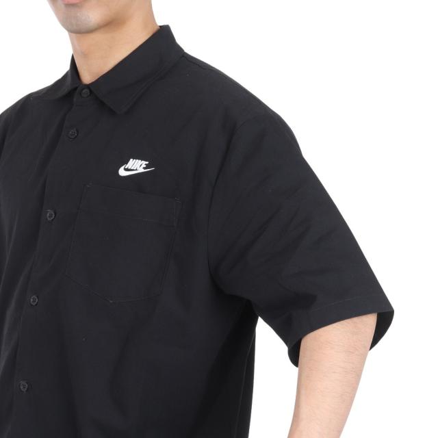 【新品未使用　希少品】NIKE 黒 ボタンアップ 長袖シャツ XL NIKE ナイキ（NIKE）（メンズ）クラブ ショートスリーブ