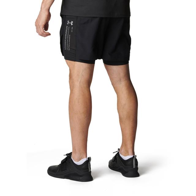【ポイント5％！5/3 21:00〜22:59限定】アンダーアーマー(UNDER ARMOUR)ハイブリッド トレイン プロ ショーツ 6012577 001(Men’s)_1