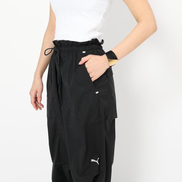 【ポイント10％！】プーマ(PUMA)ESS エレベーテッド ウーブン パンツ 693756 01 BLK(Lady’s)_6