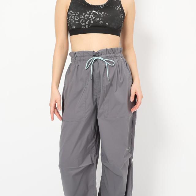 【ポイント5％！5/3 21:00〜22:59限定】プーマ(PUMA)ESS エレベーテッド ウーブン パンツ 693756 15 GRY(Lady’s)_4
