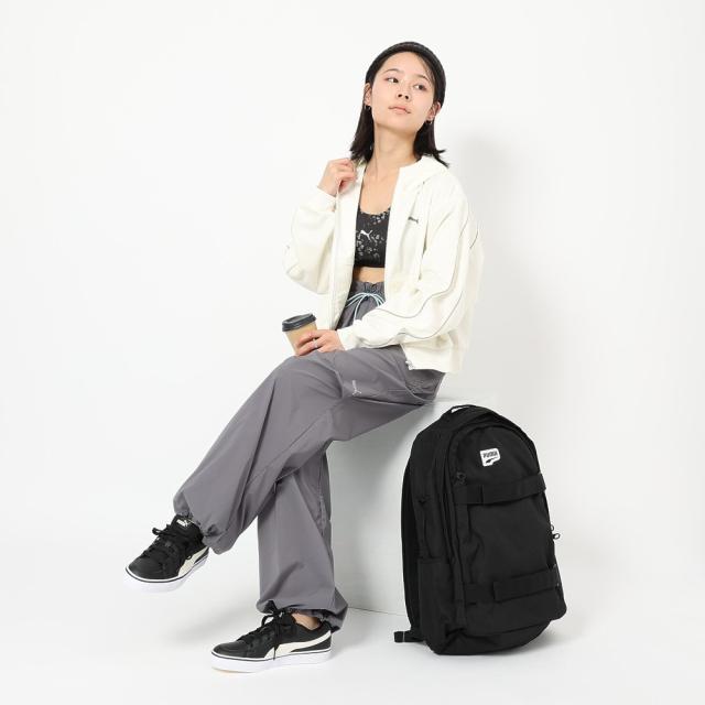 【ポイント5％！5/3 21:00〜22:59限定】プーマ(PUMA)ESS エレベーテッド ウーブン パンツ 693756 15 GRY(Lady’s)_9