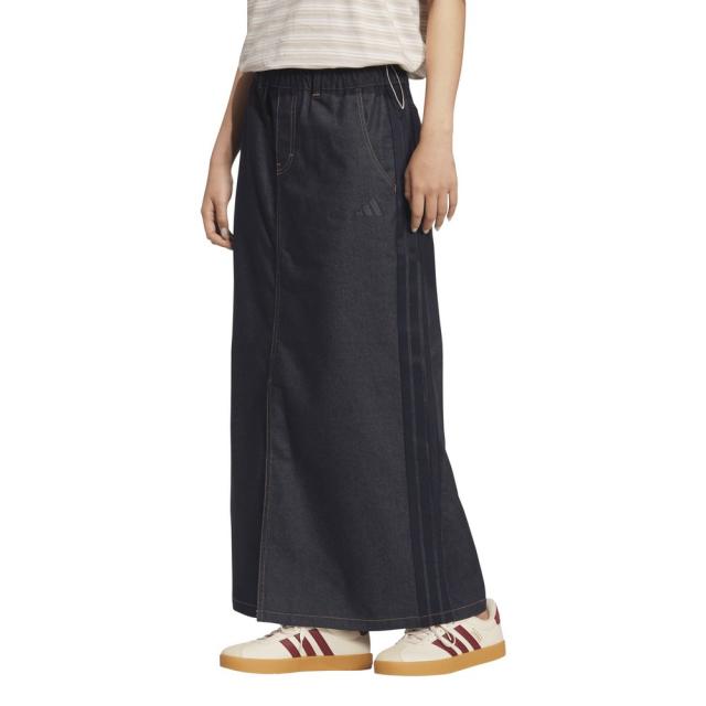 【ポイント5％！5/3 21:00〜22:59限定】アディダス(adidas)スタジアム クローム デニム ルーズフィット スカート DK592-KF8216(Lady’s)_2