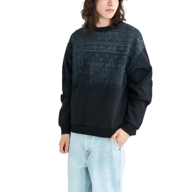 ルーカ(RVCA)FADE BACKSIDE ARCH クルーネックトレーナー BF042001 BBB(Men’s)