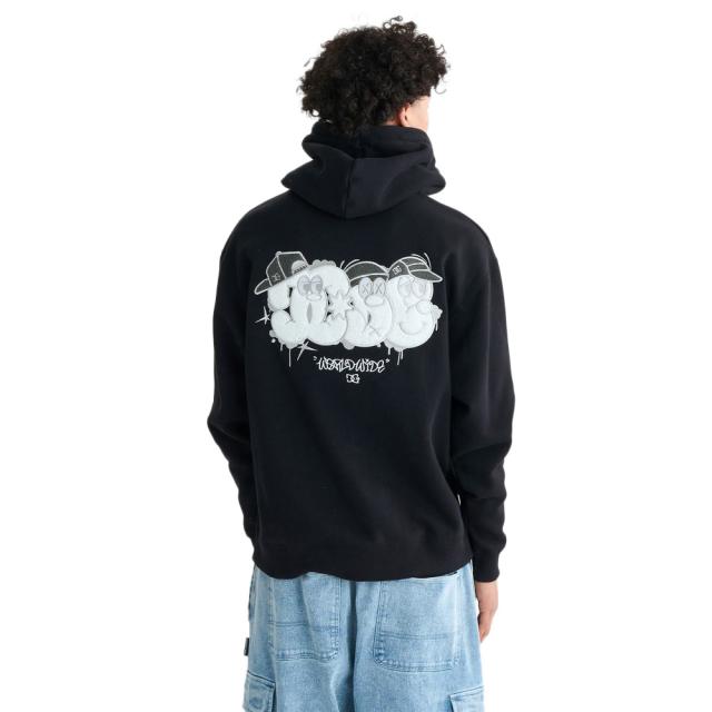 ディーシーシューズ(DC SHOES)SK CREW プルオーバーフーディー 25FWDPO254041BLK(Men’s)