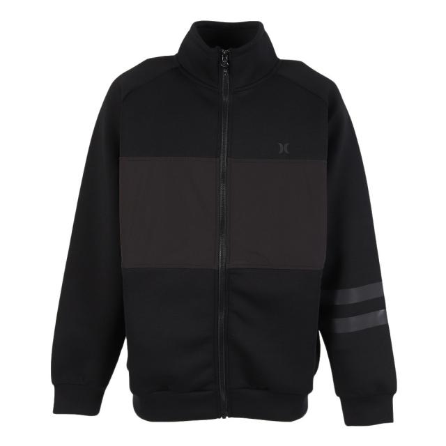 【ポイント5％！2/23 21:00〜22:59限定】ハーレー(HURLEY)ファントム スウェット ブロック パーティー トラック ジャケット MCFF242008-BLK(Me…
