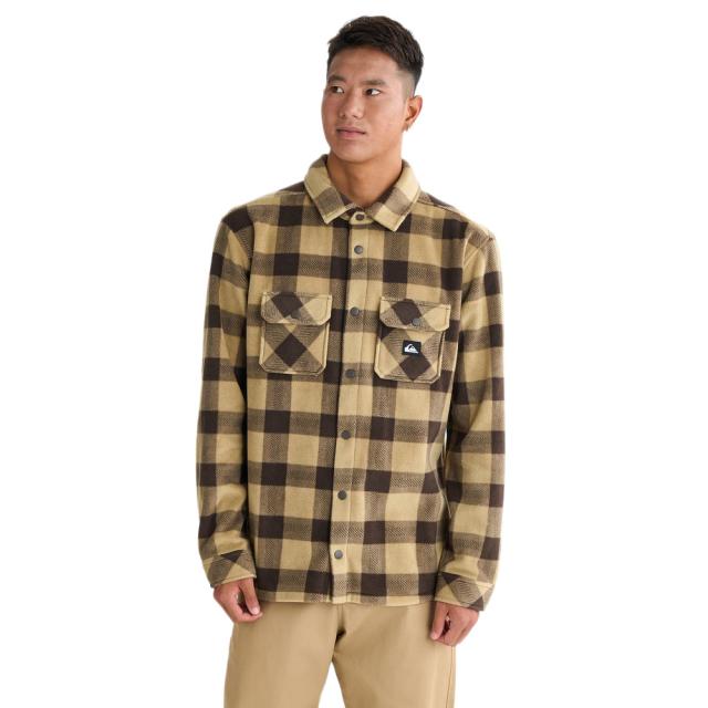 クイックシルバー(Quiksilver)BERING STRAIT CHECK フリースシャツ 25FWEQYPF03075T…