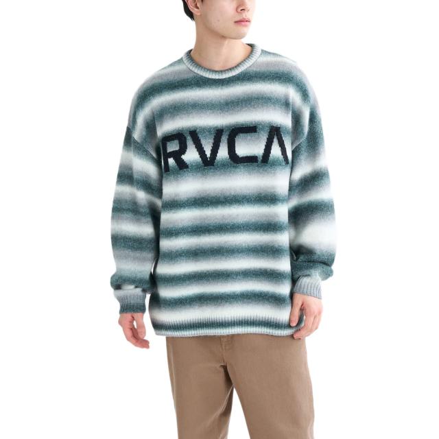 ルーカ(RVCA)RS BIG RVCA ニット BF042650 BLK(Men’s)