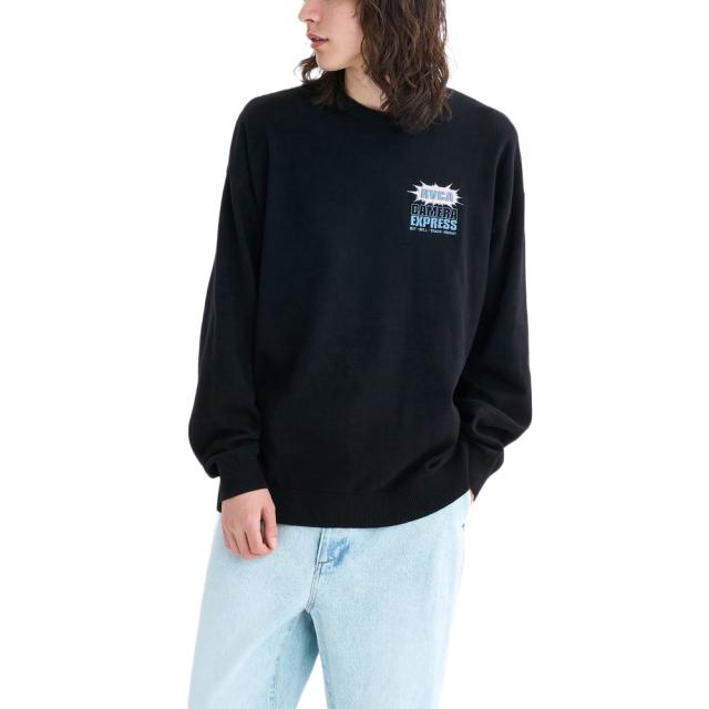 ルーカ(RVCA)CAMERA EXPRESS ニット BF042651 BLK(Men’s)