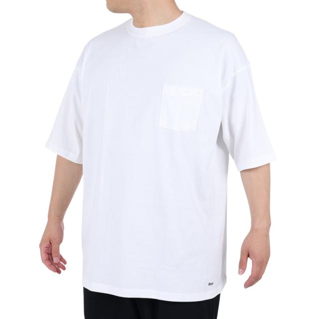 スライド(SLYDE)Tシャツ メンズ 半袖 ビッグ ショートスリーブ ポケット SL-ALL-005-WHT カットソー(M…の通販はau ...