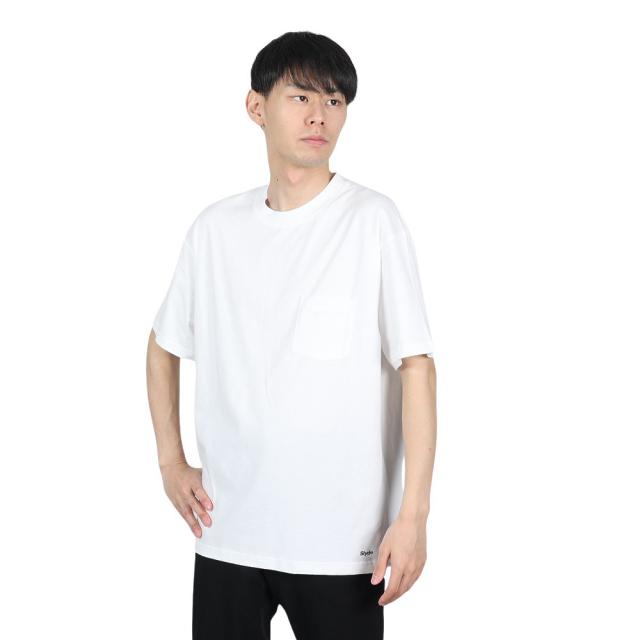 スライド(SLYDE)半袖Tシャツ メンズ ビッグシルエット SL2023SSM-APP011WHT(Men’s)