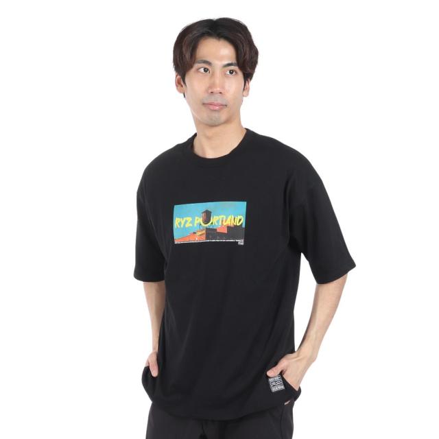 ライズ(RYZ)TAGGING 半袖Tシャツ RZ10CD24SS0016 BLK(Men's)の通販はau