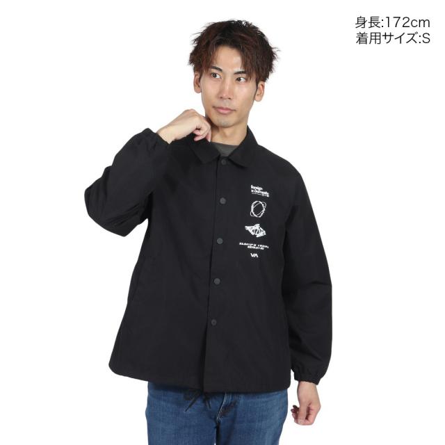ルーカ(RVCA)UP SS コーチジャケット BE042772 BLK(Men’s)_1