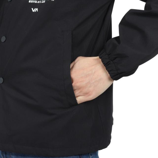 ルーカ(RVCA)UP SS コーチジャケット BE042772 BLK(Men’s)_8