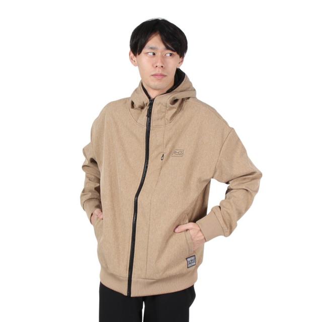 ライズ(RYZ)MFX BONDED フルジップ パーカー RZ10EG24FW0001 BEG(Men’s)