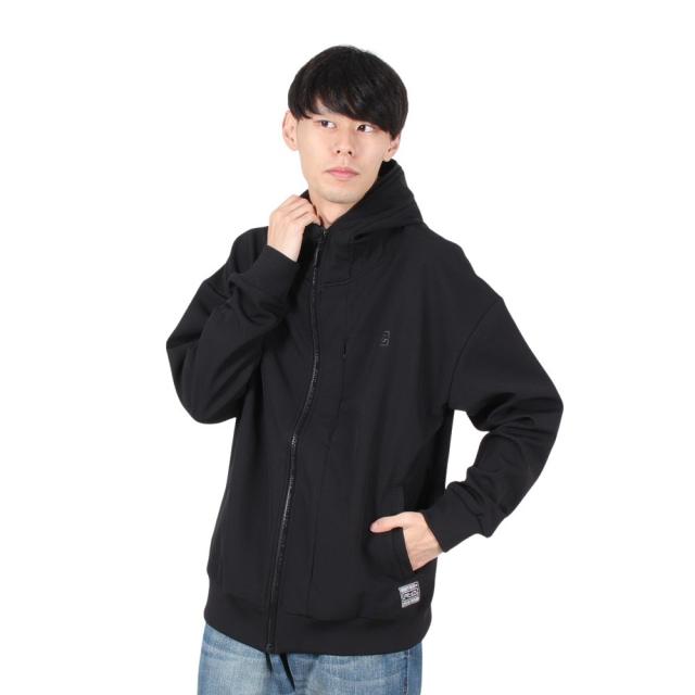 ライズ(RYZ)MFX BONDED フルジップ パーカー RZ10EG24FW0001 BLK(Men’s)