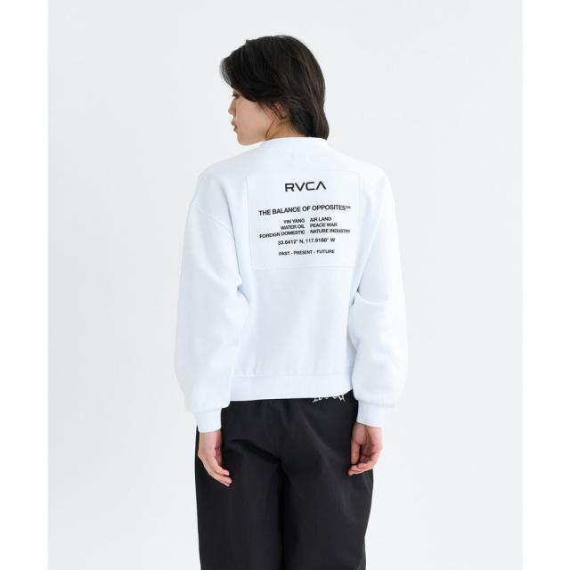 ルーカ(RVCA)MATCH クルーネックトップス BF044004 WHT(Lady’s)_1