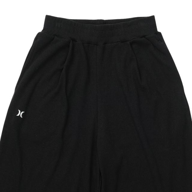 【ポイント5％！5/3 21:00〜22:59限定】ハーレー(HURLEY)リブ ワイド パンツ WCPT261026-BLK(Lady’s)_2