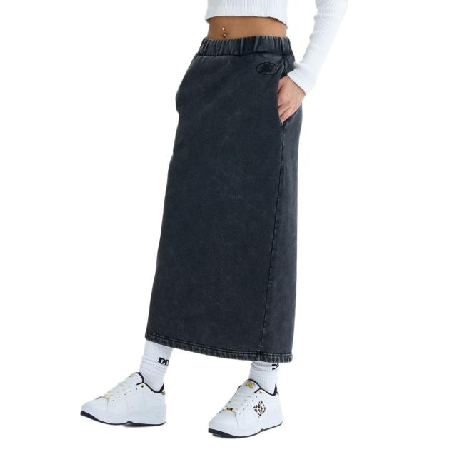ディーシーシューズ(DC SHOES)フリース タイトロングスカート 25FWLSK254306BKS(Lady’s)