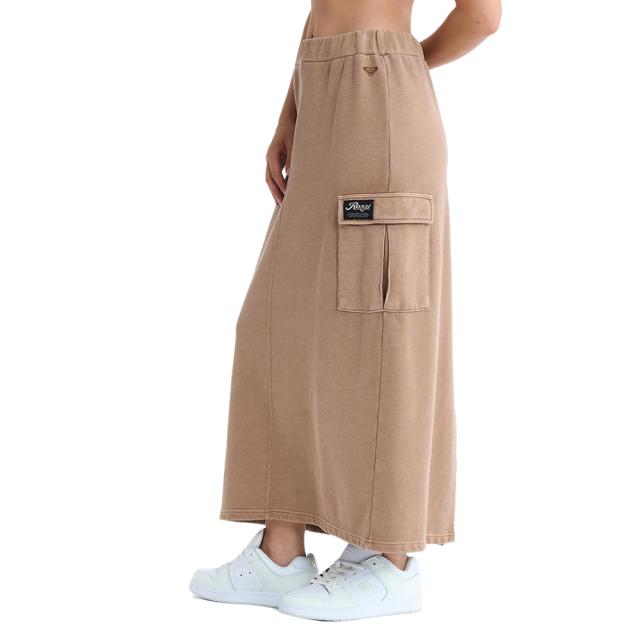 ロキシー(ROXY)ROXY TRUST ロングスカート スリット・カーゴポケット付き 26SPRSK261059BEG(La…