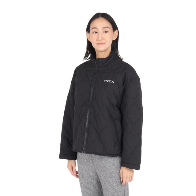 ルーカ(RVCA)QUILTING SHIRT ジャケット BE044763 BLK(Lady’s)
