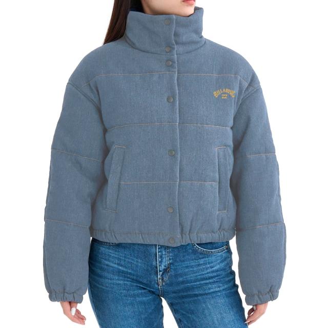 ビラボン(BILLABONG)DENIM PUFF ジャケット BF014761 BLU(Lady’s)
