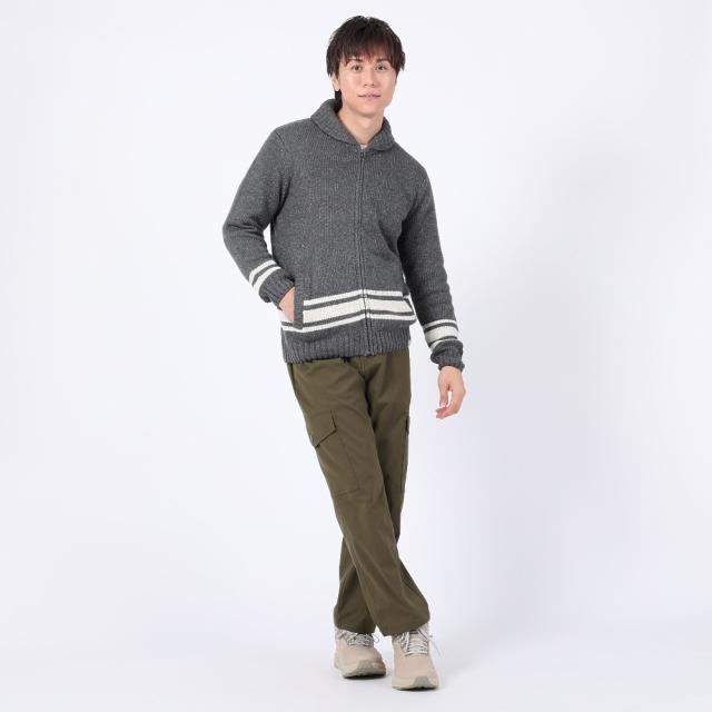 エルケクス(ELKEX)ニットジッパーカーディガン EKM3FA0007 CGRY(Men's