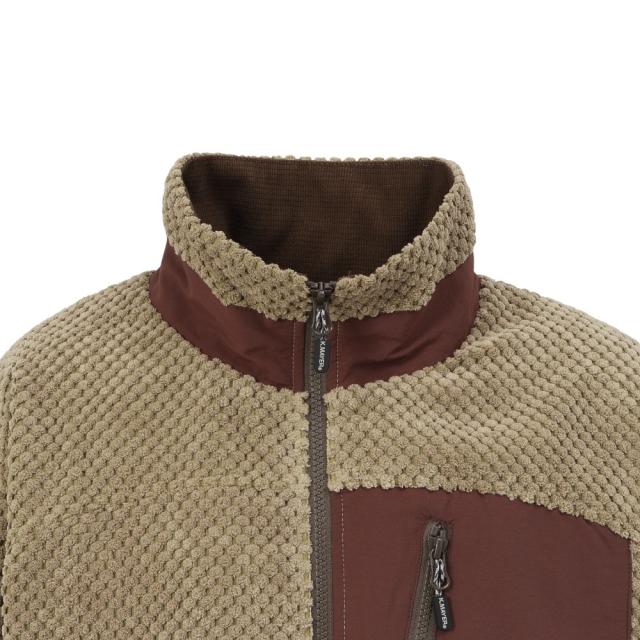 クリフメイヤー(KRIFF MAYER)トランスフォームフリースジャケット 2527801:20:BEIGE(Men’s)