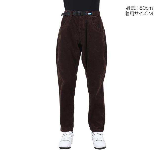 【ポイント5％！5/3 21:00〜22:59限定】カブー(KAVU)コーデュロイ ニューチリワックパンツ 19821107 DBR(Men’s)_1