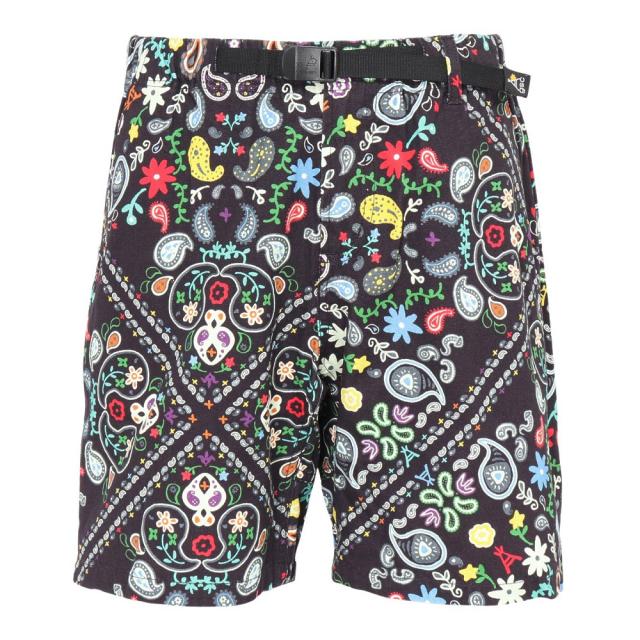 ゴースローキャラバン(GOSLOWCARAVAN)キャンバス総柄ショーツ 340215(Men’s)