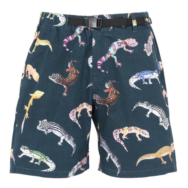 ゴースローキャラバン(GOSLOWCARAVAN)キャンバス総柄ショーツ 340215(Men’s)