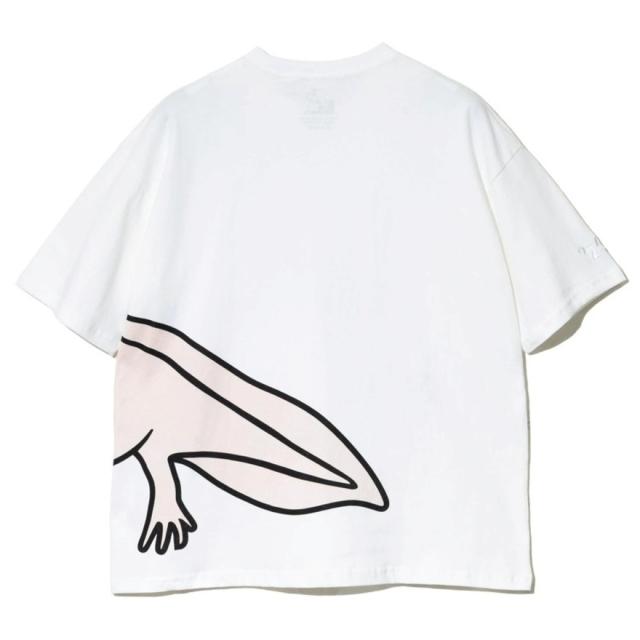 ゴースローキャラバン(GOSLOWCARAVAN)ウーパールーパーゆったりTシャツ 341916 WHT(Men’s)