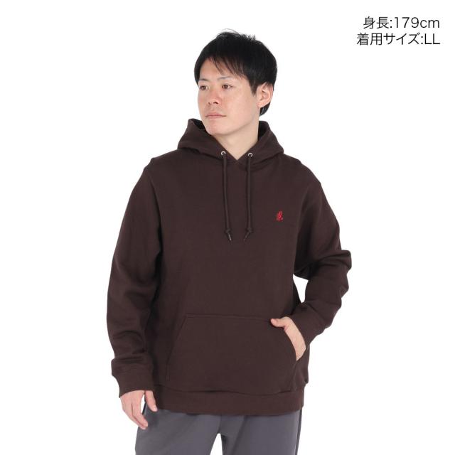 グラミチ(Gramicci)ワンポイント フーディー スウェットシャツ G303-FT-DARK BROWN パーカー(Men…_1
