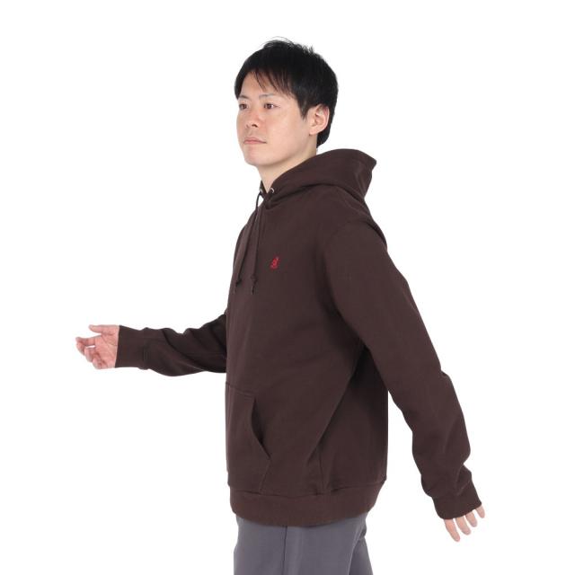 グラミチ(Gramicci)ワンポイント フーディー スウェットシャツ G303-FT-DARK BROWN パーカー(Men…_2