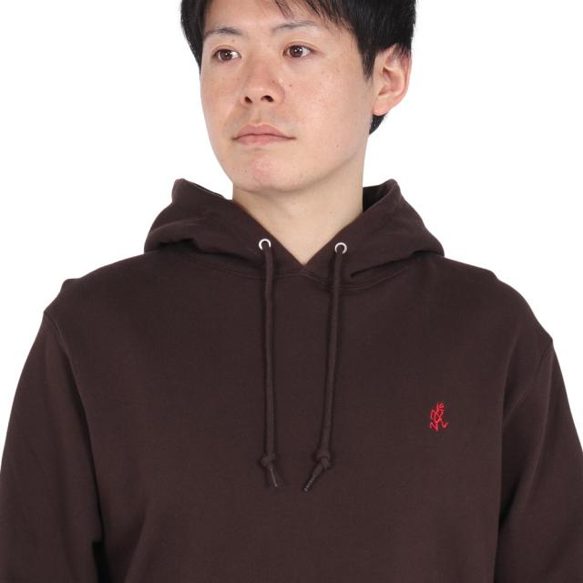 グラミチ(Gramicci)ワンポイント フーディー スウェットシャツ G303-FT-DARK BROWN パーカー(Men…_5