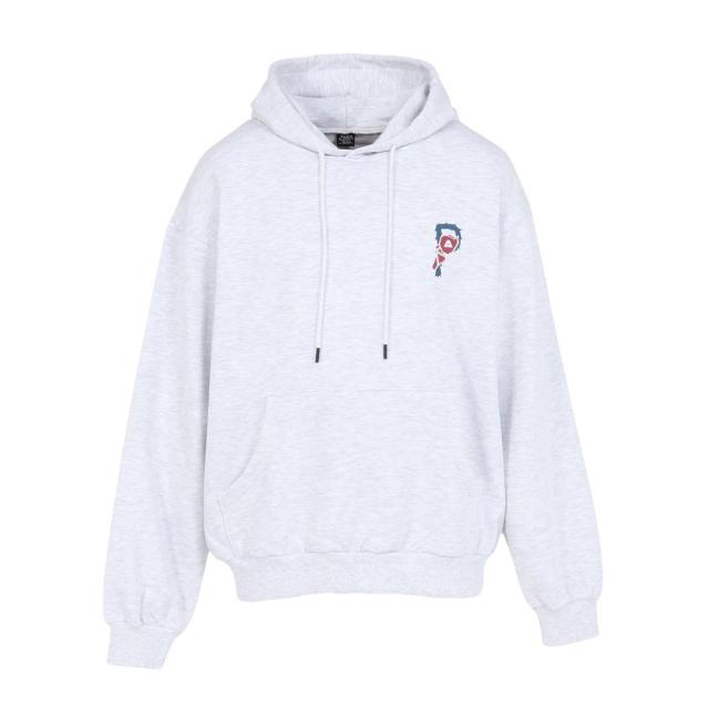 ポーラー(POLER)BIG LOGO フーディ 253MCV0069-AGY(Men’s)