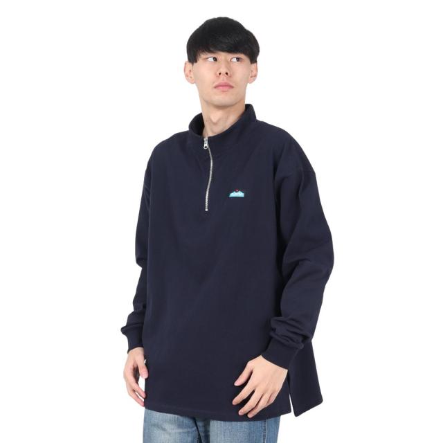 KAVU(KAVU)ハーフジップ ヘビーウェイト ロングスリーブTシャツ 19823021(Men’s)