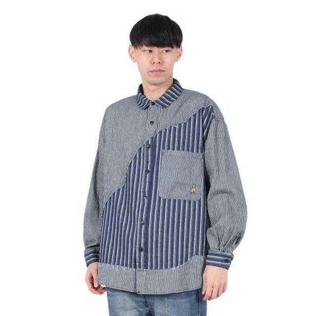 ゴースローキャラバン(GOSLOWCARAVAN)色々グネグネシャツ 346116(Men’s)