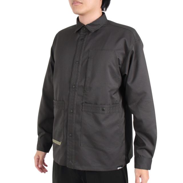 ジャックウルフスキン(JackWolfskin)カジュアルシャツ 長袖シャツ JP ブッシュクラフト オーバーシャツ 5032…