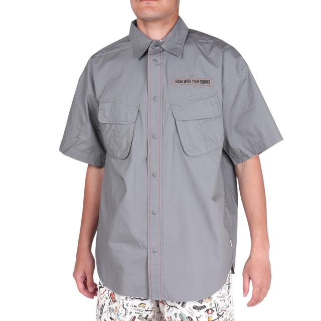 チャムス(CHUMS)レイトンオーバーサイズドショートスリーブシャツ CH02-1208-G001(Men’s)