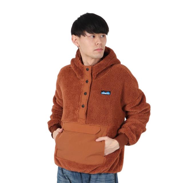 カブー(KAVU)プルオーバーフリースジャケット ムーンリッジ 19811424 コッパー(Men’s)