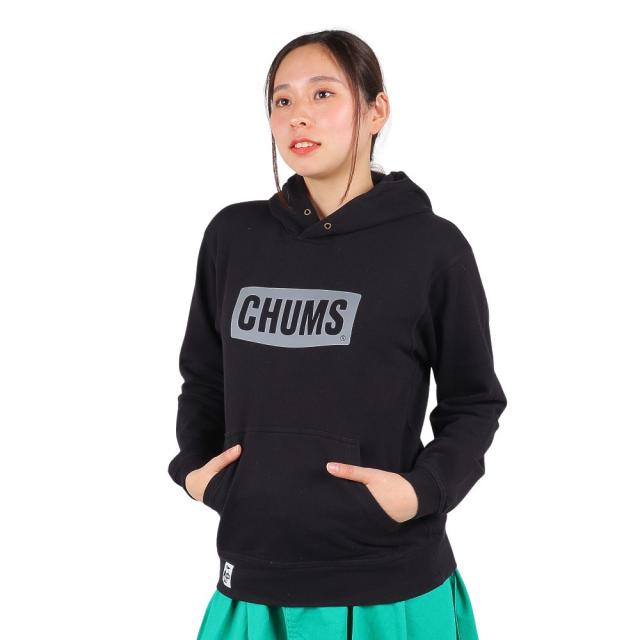 チャムス(CHUMS)ロゴプルオーバーパーカーループパイル スウェット CH10-1443-K083(Lady’s)