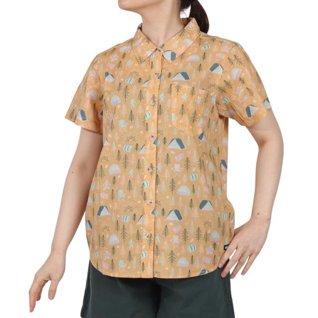 KAVU(KAVU)半袖シャツ ガールパーティー 19811018 キャンプバイブス(Lady’s)