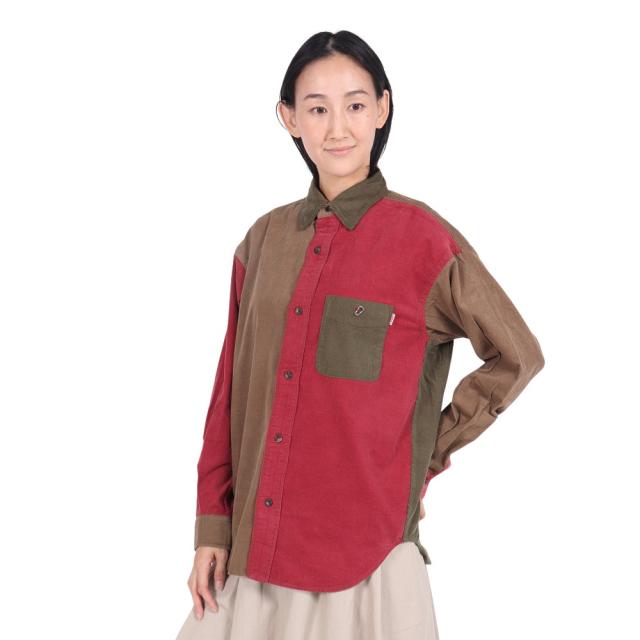 チャムス(CHUMS)オーバーサイズドコーデュロイシャツ CH12-1224-C102(Lady’s)